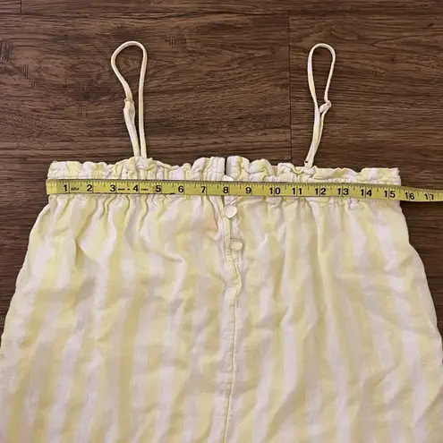 Stoney Clover Lane Stoney Clover Baggy Striped Romper Jumpsuit Yellow White Size XS