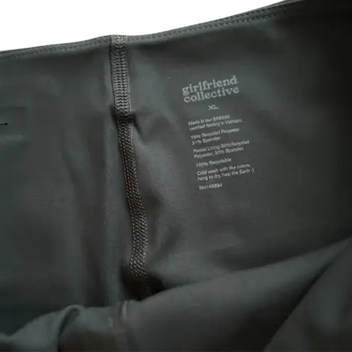 Girlfriend Collective Women's Black A-Line spandex Skirt Size xl Casualll