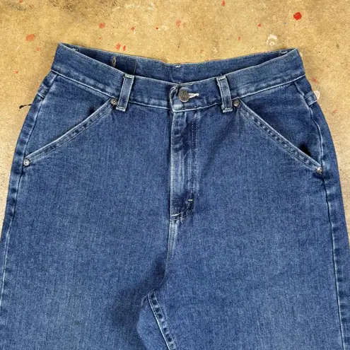 Vtg 90s Lee Riders Women's Jeans 8L Blue High Rise USA Made Chore Utility Denim Size undefined