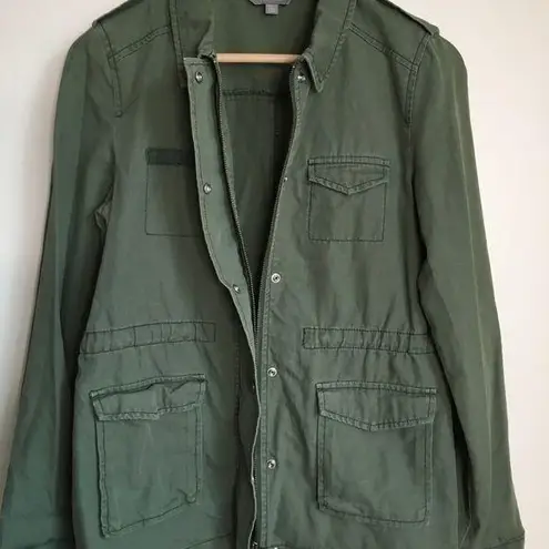 Rubbish Army Jacket Green Womens Size XS Cargo Military Pockets