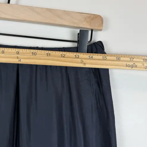 Stark X Baggy Silky Pants Womens M Black Drop Crotch Pocket Lagenlook Slouchy Size M - Image 6