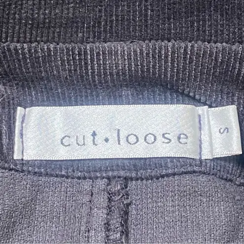 Cut Loose Gray Corduroy Blazer Jacket Small USA Made Minimalist Soft Grunge