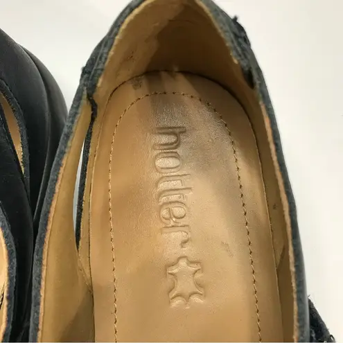 Hotter Mary Jane Shake Shoes Blue Size 7