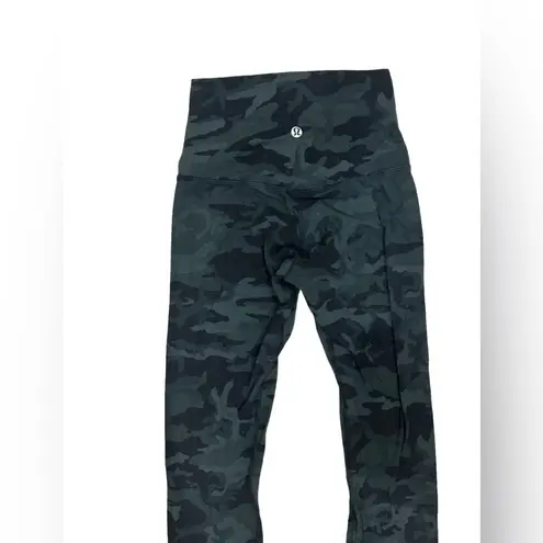 Lululemon  Align Pant *Full Length 28” Incognito Camo Multi Gator Green Legging thumbnail 4