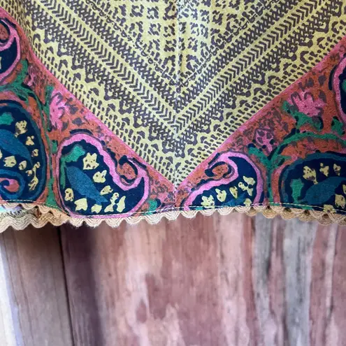 The Territory Ahead Women's Vintage Printed A-Line Midi Skirt Size 14