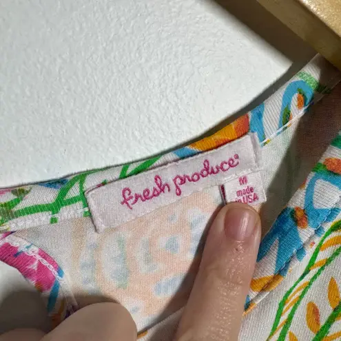 Fresh Produce Tank Dress M Sleeveless Chloe Swing Ocean Sea Life Pink Coastal