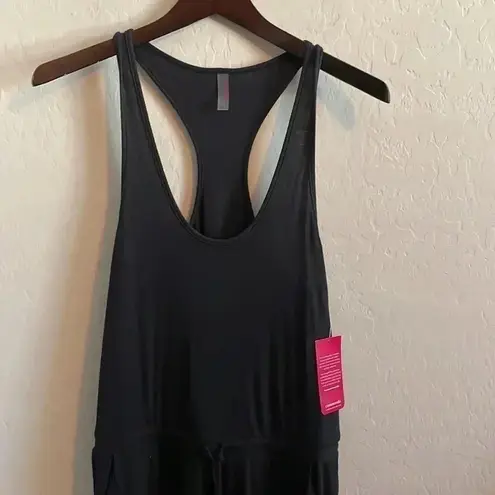 Commando Luxury Rib Racerback Jumpsuit in Black Size L