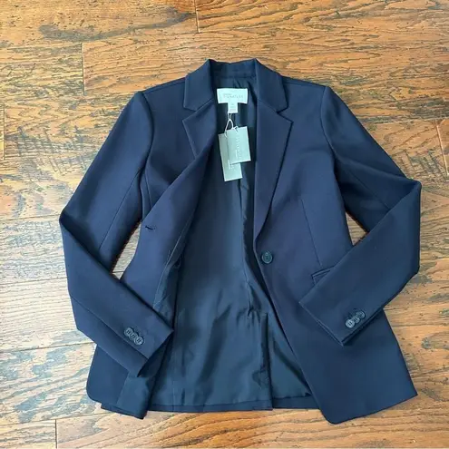 Nordstrom  Signature One Button Blazer in Navy Night Size XS - NWT