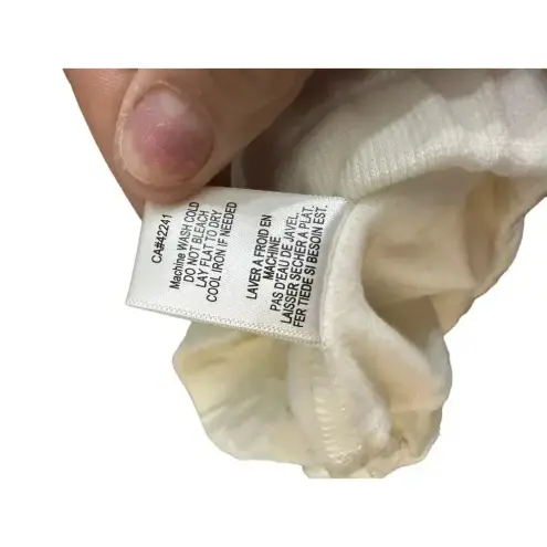 Young Fabulous and Broke  Women's White Elastic Waist Sweatpants Size Small