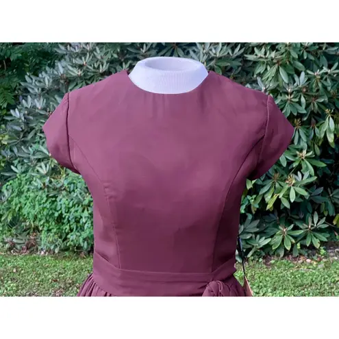 Light In The Box NWT size 6 Chocolate Brown Rockabilly Retro A Line Dress - Image 2