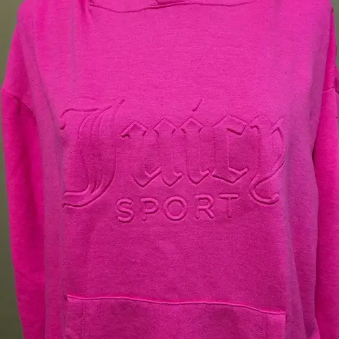 Juicy Couture  Sport Bright Pink Hoodie Size Medium