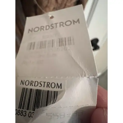 Stella McCartney Fringe Wool Blend Brown / Tan Scarf $558