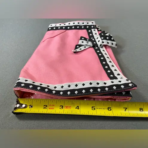 Twos Company Jewelry Organizer Pink Skirt with Gross Grain Ribbon and Bow