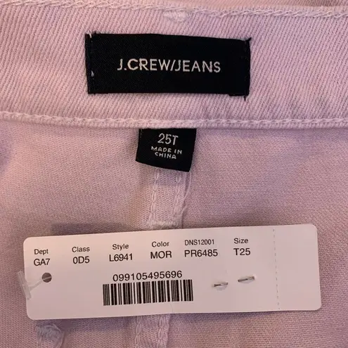 J.Crew  Garment Dyed Straight Leg Crop New 25 Tall