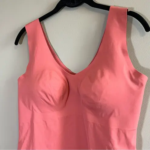 Knix (XXL 2XL) LuxeLift Tank Top Wireless Coral Pink Fitted Stretchy Cami