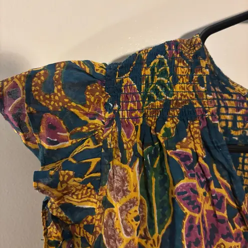 Cleobella Chloe Floral Blouse | S (Fits M) | Boho Western Coastal Organic Cotton