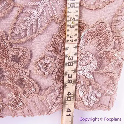 Alex Evenings NEW Alex Evenings cap sleeve Embroidered Sequin Lace Dress, 14