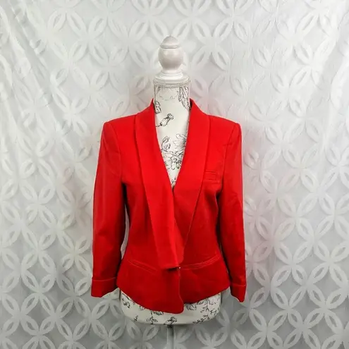 Bardot Women's Bilson Red Cropped Blazer Size 10 NWT