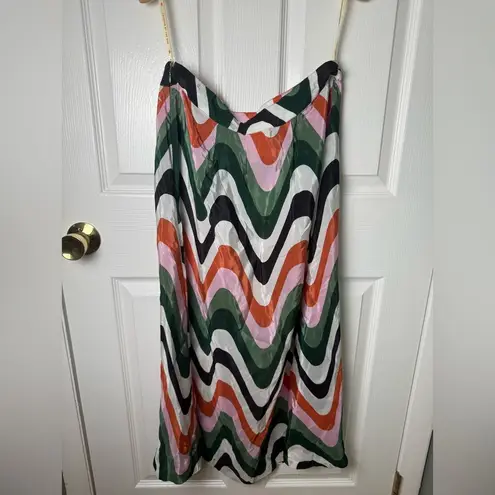 Farm Rio Wave Gradient Maxi Skirt M