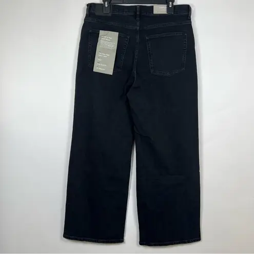 Everlane  The Way High Sailor Jean Wide Leg in Coal Black Size 32 Regular NWT