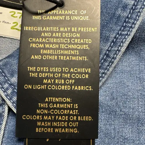 Diane Gilman DG2 by Women's Stretch Denim Embroidered Jacket Indigo 2xl