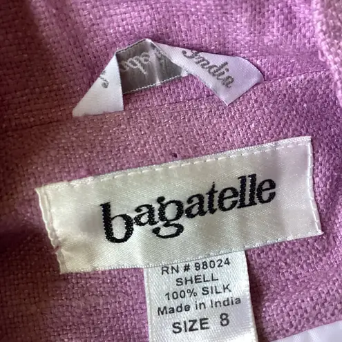 Bagatelle Vintage Pure Silk Blazer