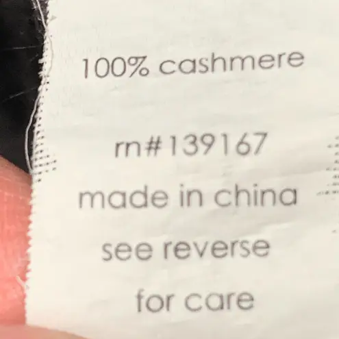 27 Miles Cashmere Gray Camo Cropped Sweater XS Metallic Soft Knit Pullover