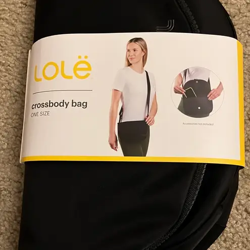 Lole NWT Lolë Women's Crossbody Bag in Black
