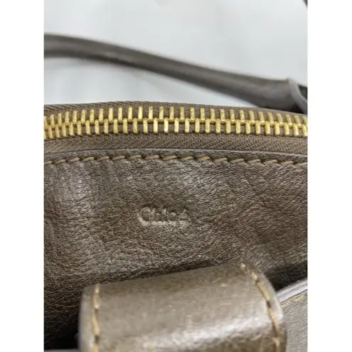 Chloé chloe handbag brown leather tote