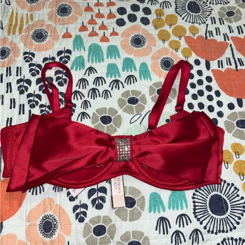 Victoria's Secret NWT‎ Victoria’s Secret Dream Angels Wicked Unlined Bow Balconette Bra 34B