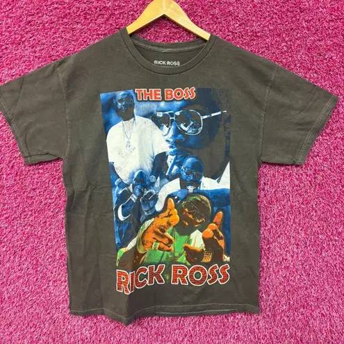 Rick Ross The Boss 90's style collage Rap Tshirt size large
