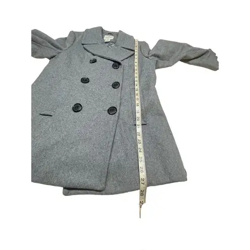 st. john's bay St. John’s Bay * Gray * Wool Blend * Double breasted ￼* Pea Coat * Sz PM NWOT