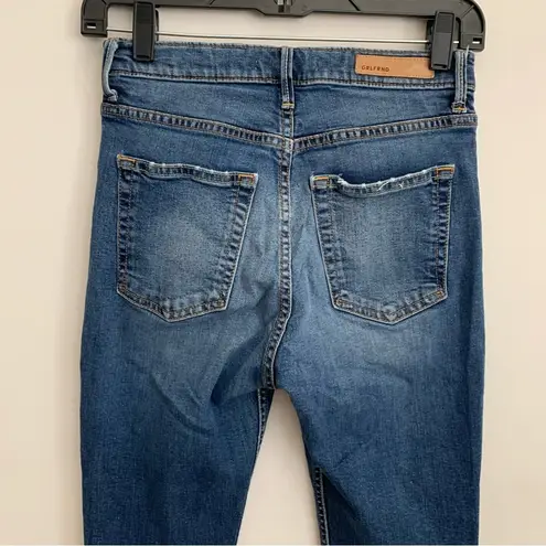 GRLFRND Kendall High Waist Skinny Distressed Fox Fire Wash Jeans Size 27