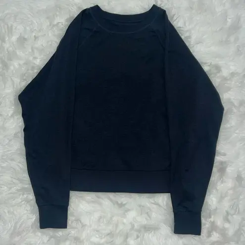 Vuori Black Heather Daydream Crew Long Sleeve size small