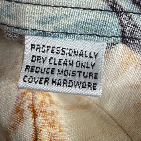 St. John Sport by Marie Gray Floral Ruffle Trim Blazer Jacket W1888 Sz 2 Black