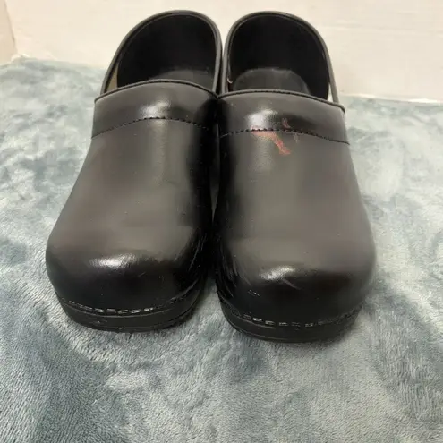 Sanita Pro Aubrey Professional Clogs Womens 40 9.5 Black Leather Non