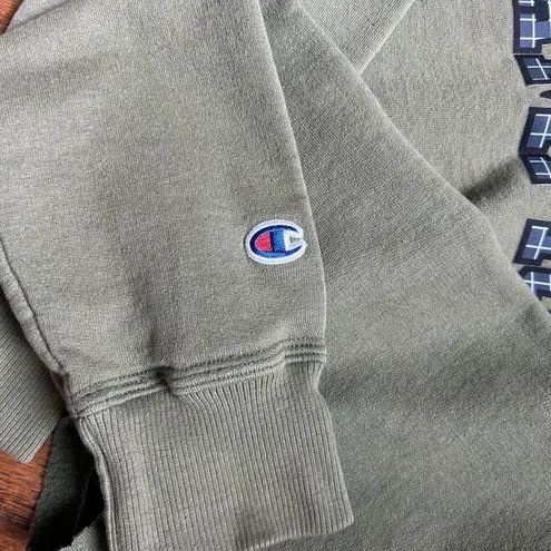 Champion Green Cropped  Hoodie