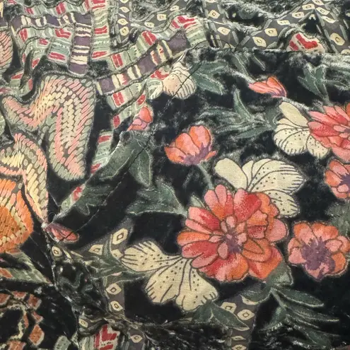 Johnny Was Marami Burnout Hoodie Pete & Greta Silk Blend NWT