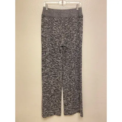 Knox Rose  Heather Black Wide Leg Lounge Pants Size Small