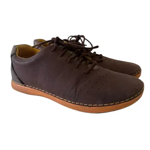 Alegria Essence Bronze Easy Leather Lace Up Shoes Womenss Cushioned SZ 8