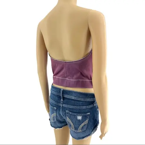 Cupid 40C American VINTAGE 90s Purple Hand Dyed Elastic Pullover Bustier Size undefined