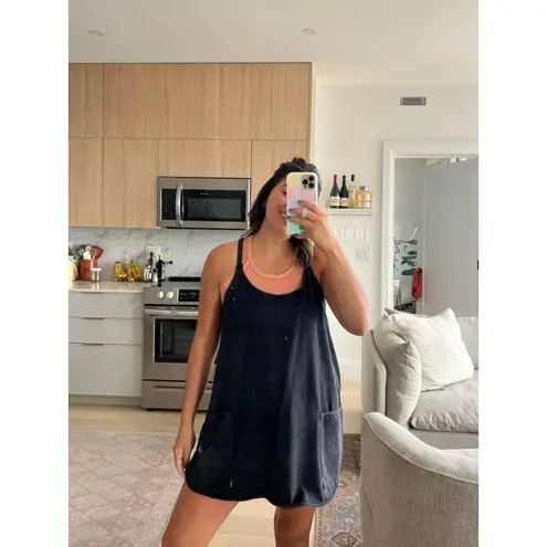 FREE PEOPLE Movement Hot Shot Mini Dress in Black Size Small