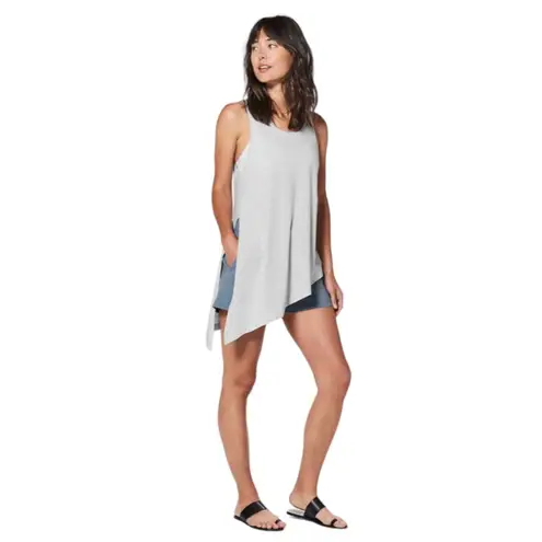 Lululemon  To The Point Tank Heathered Core Ultra Light Grey Size 6