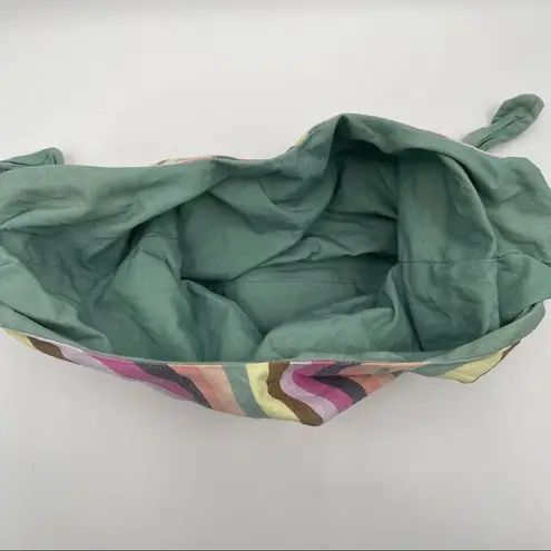 Rainbow Pride Stripe Purse Tote Adjustable Tie Multicolor CarryAll Shoulder Bag