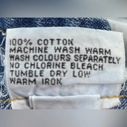 1939 Authentic Brand Denim S Denim Blue Jeans Shortalls Overalls Size 6