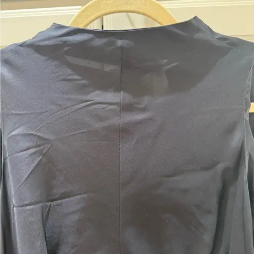 Elegant/Retro tailored made 100% silk Black/grey Sleeveless A