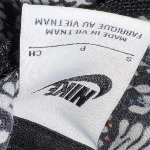 Nike  Black and White Patterned Hoodie hooded pullover sweatshirt sweater