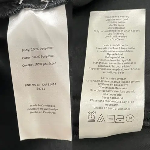 NWT Motherhood Maternity Underbelly Black Satin Jogger Pants Women’s Size Large