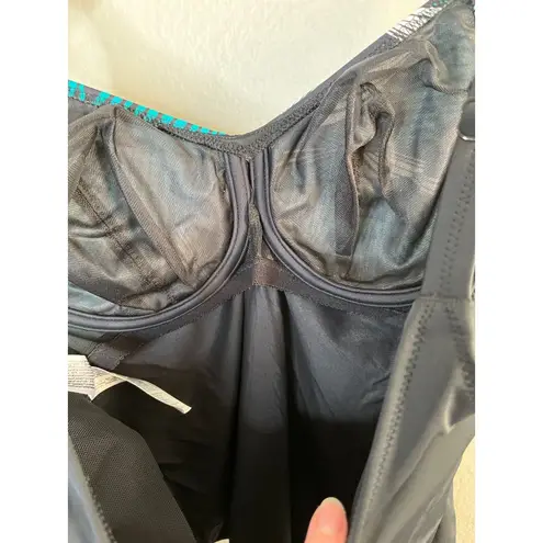 Fantasie Womens Saint Lucia one piece Built in Bra Swimsuit 36D Black Size undefined