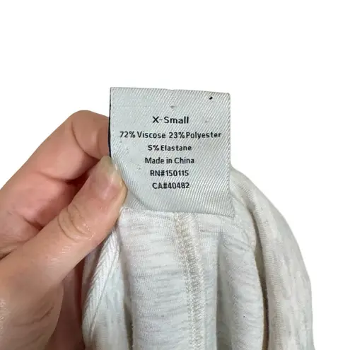 Varley Caldwell Doublesoft Playsuit Romper in Ivory Marl